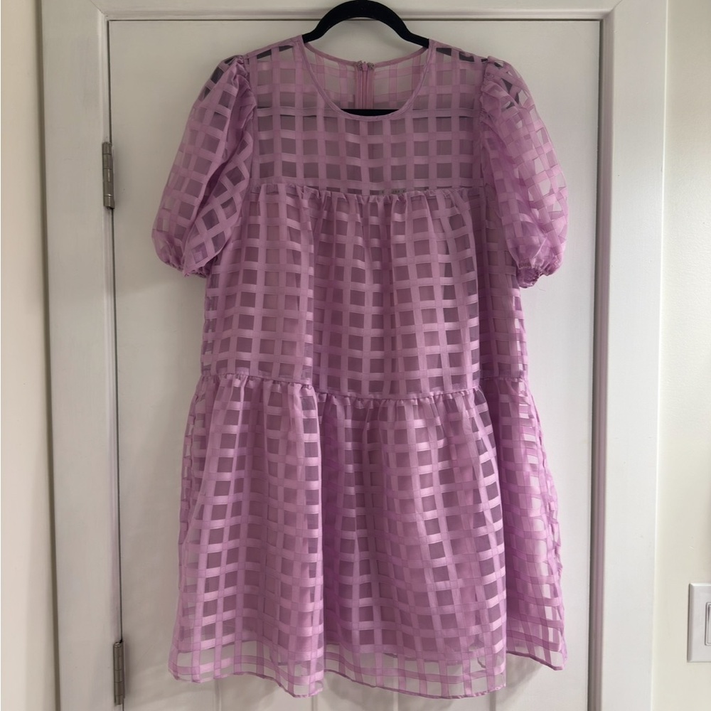 English Factory Puff Sleeve Dress